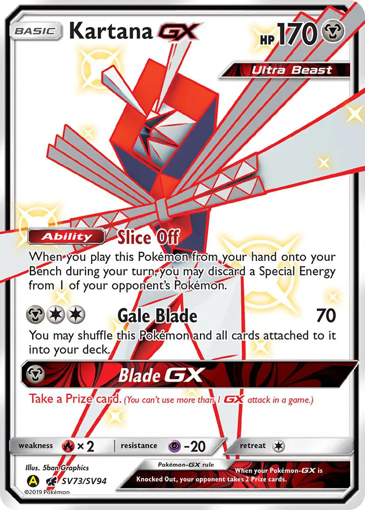 Katagami-GX — carte SV73 de l’extension Destinées Occultes Coffre Étincelant