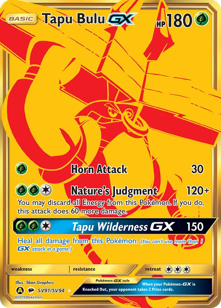 Tokotoro-GX — carte SV91 de l’extension Destinées Occultes Coffre Étincelant