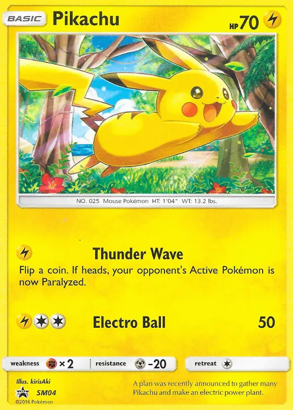 Pikachu — carte SM04 de l’extension Promo SM