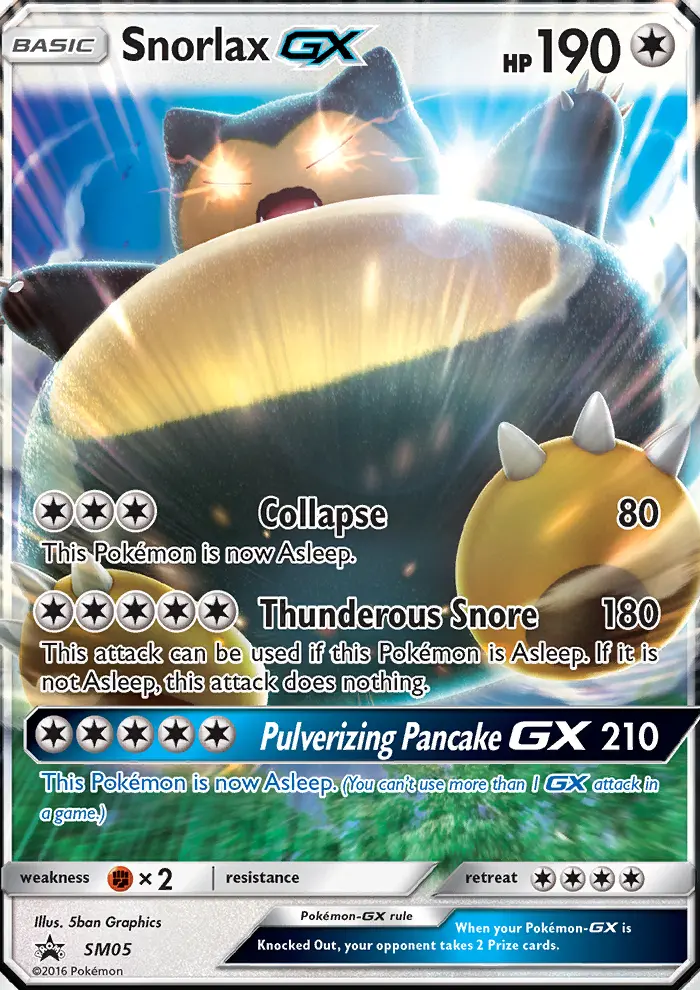 Ronflex GX — carte SM05 de l’extension Promo SM
