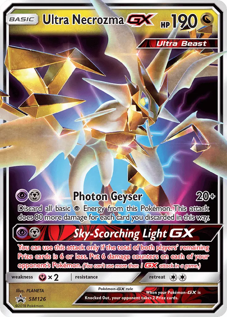 Ultra-Necrozma GX — carte SM126 de l’extension Promo SM