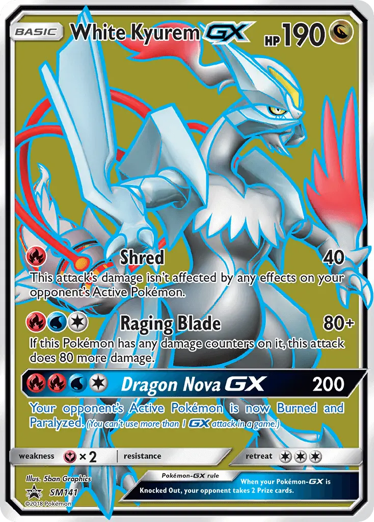 Kyurem Blanc GX — carte SM141 de l’extension Promo SM