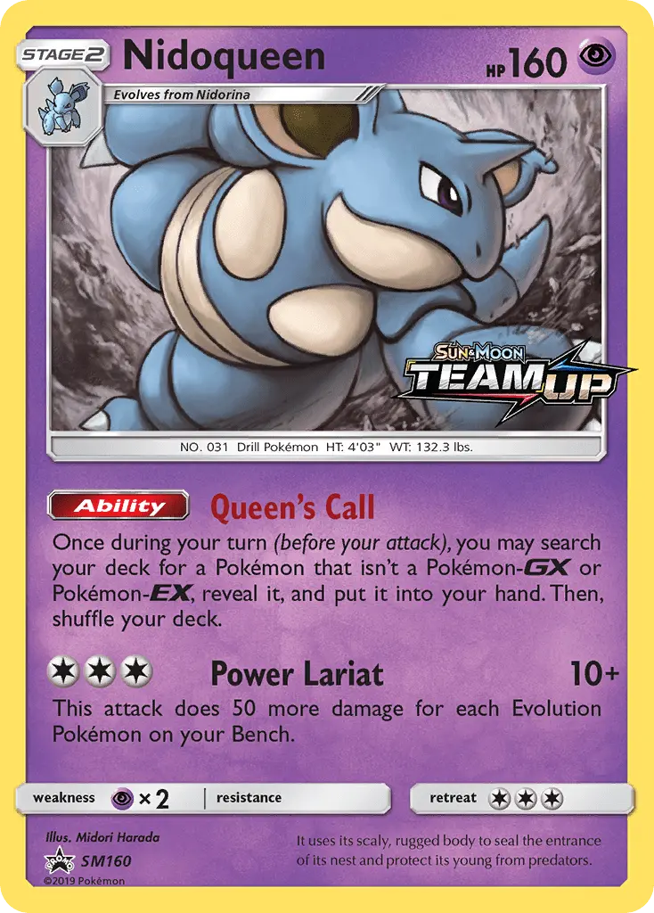 Nidoqueen — carte SM160 de l’extension Promo SM