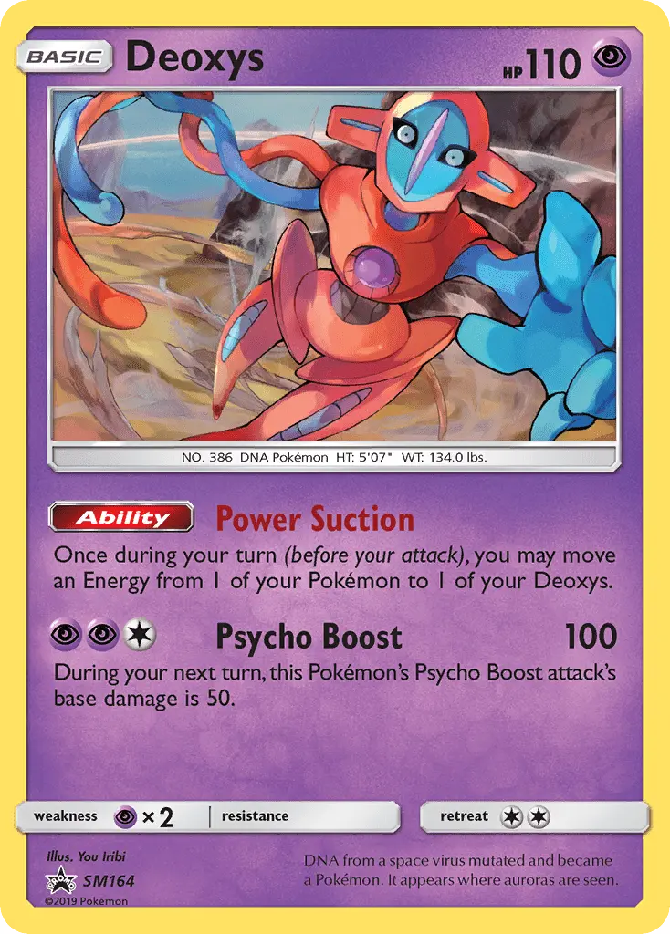 Deoxys — carte SM164 de l’extension Promo SM