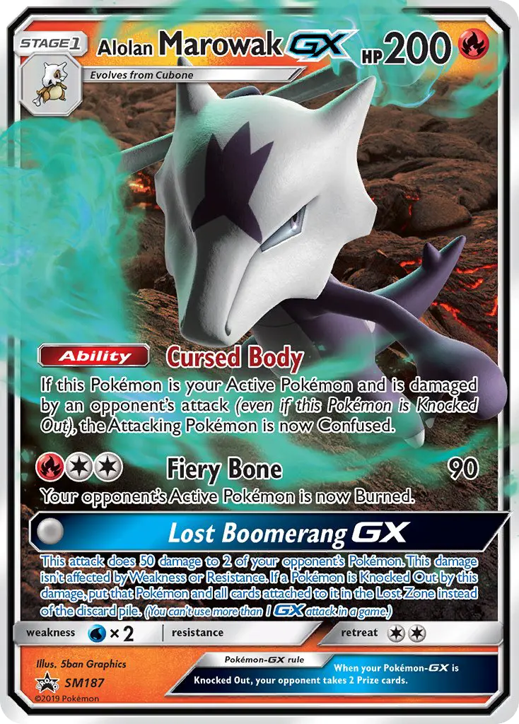 Ossatueur d’Alola GX — carte SM187 de l’extension Promo SM