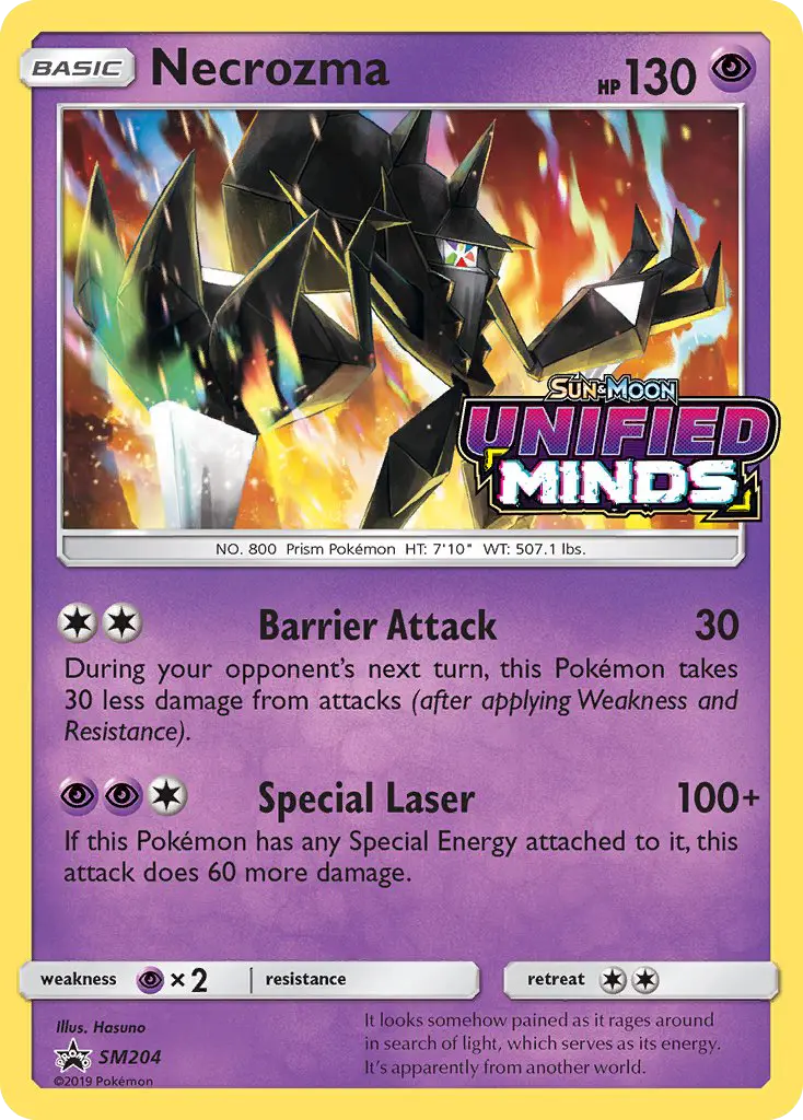 Necrozma — carte SM204 de l’extension Promo SM