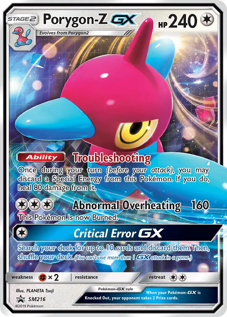 Porygon-Z GX — carte SM216 de l’extension Promo SM