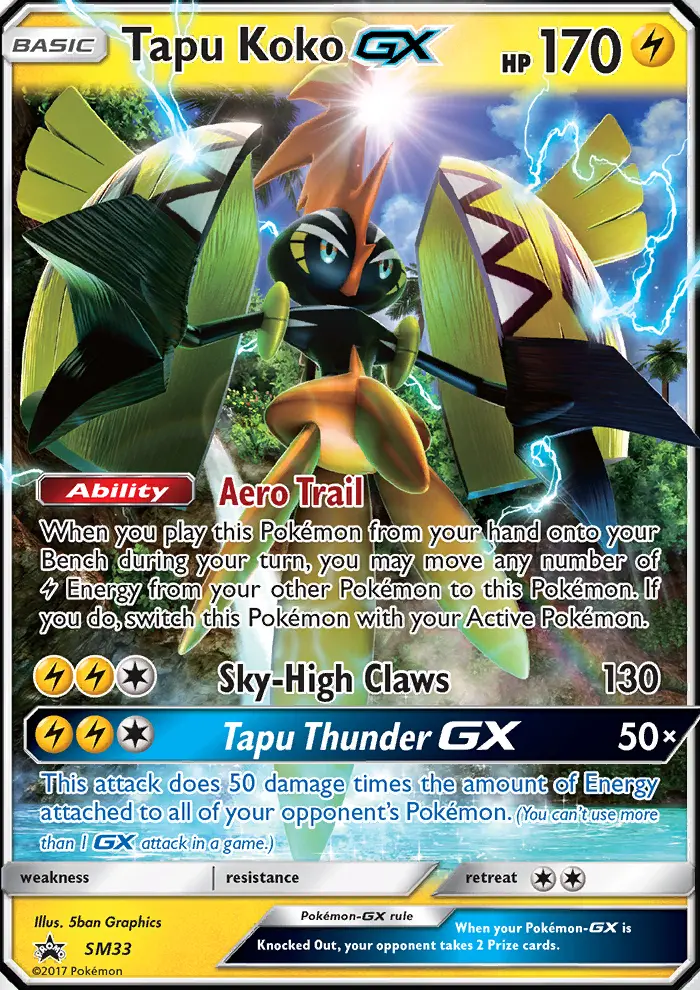 Tokorico GX — carte SM33 de l’extension Promo SM