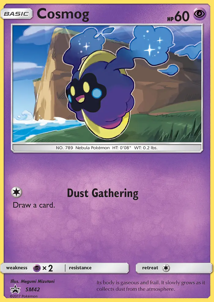 Cosmog — carte SM42 de l’extension Promo SM