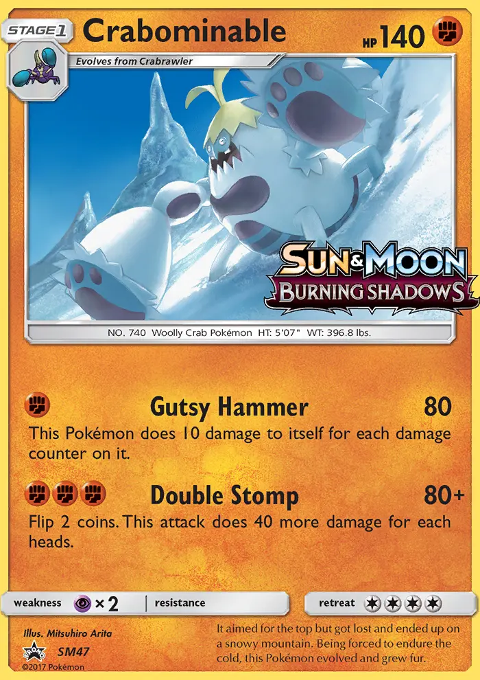 Crabominable — carte SM47 de l’extension Promo SM