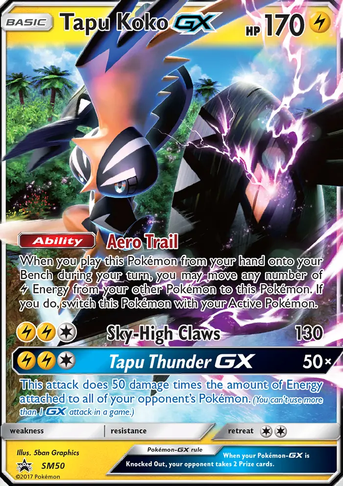Tokorico GX — carte SM50 de l’extension Promo SM