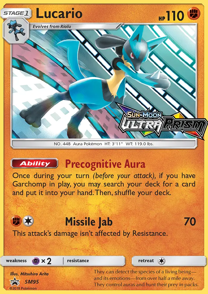 Lucario — carte SM95 de l’extension Promo SM