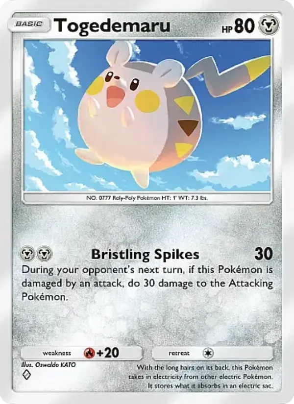 Togedemaru — carte 048 de l’extension La Clairière d'Évoli