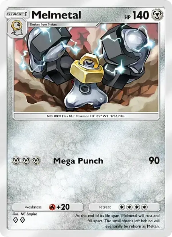 Melmetal — carte 050 de l’extension La Clairière d'Évoli