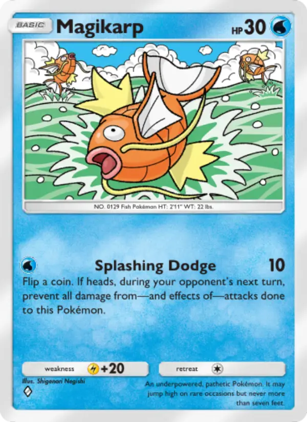 Magicarpe — carte 044 de l’extension Sagesse Entre Ciel et Mer
