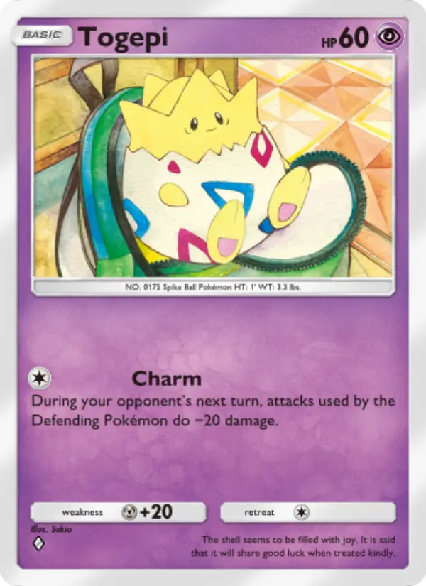 Togepi — carte 078 de l’extension Sagesse Entre Ciel et Mer