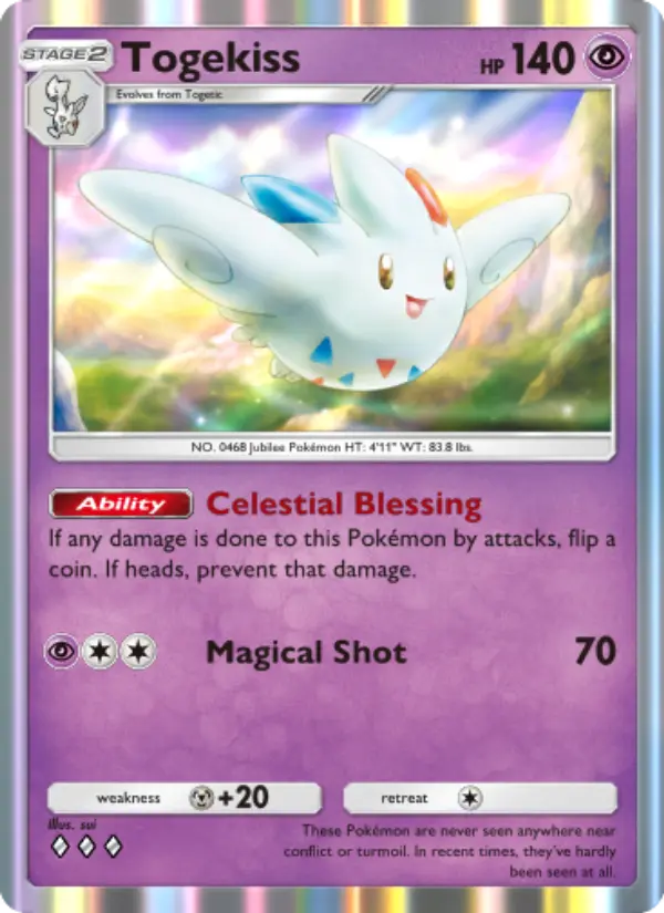 Togekiss — carte 080 de l’extension Sagesse Entre Ciel et Mer