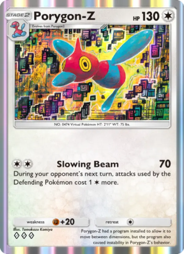 Porygon-Z — carte 137 de l’extension Sagesse Entre Ciel et Mer