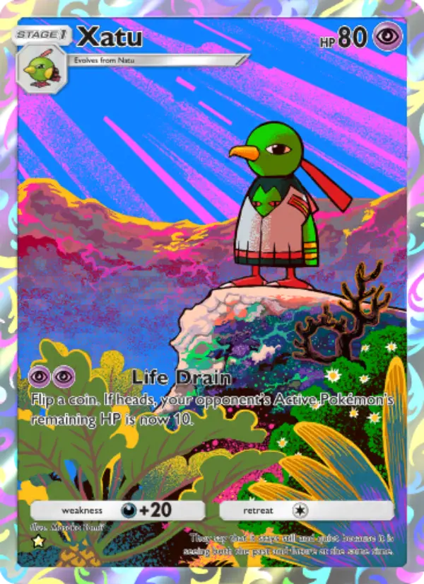 Xatu — carte 174 de l’extension Sagesse Entre Ciel et Mer