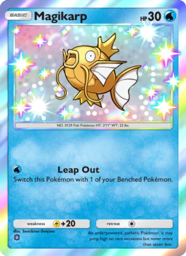 Magicarpe — carte 214 de l’extension Sagesse Entre Ciel et Mer