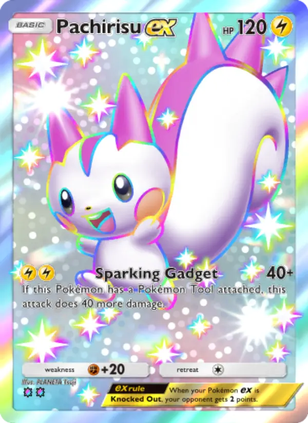 Pachirisu-ex — carte 236 de l’extension Sagesse Entre Ciel et Mer