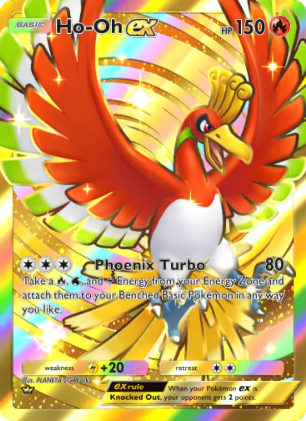 Ho-Oh-ex — carte 240 de l’extension Sagesse Entre Ciel et Mer