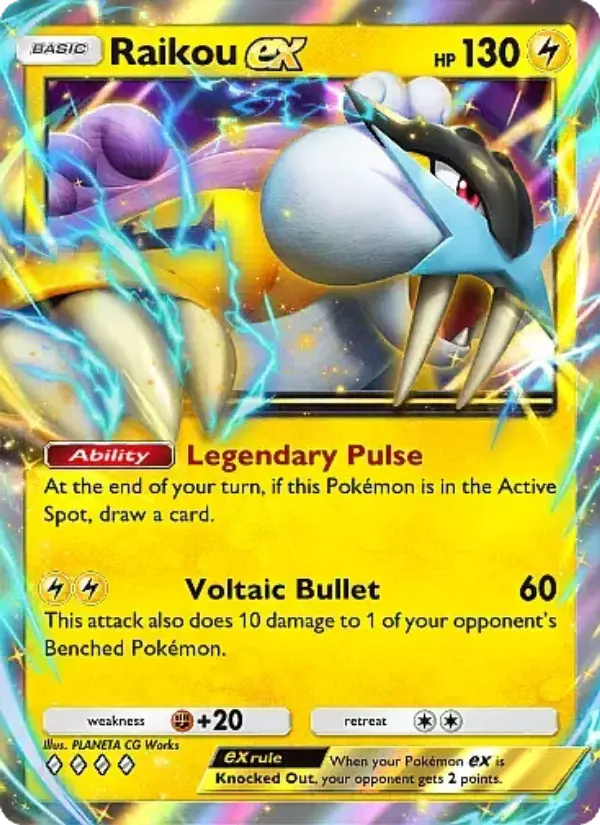 Raikou-ex — carte 025 de l’extension Source Secrète