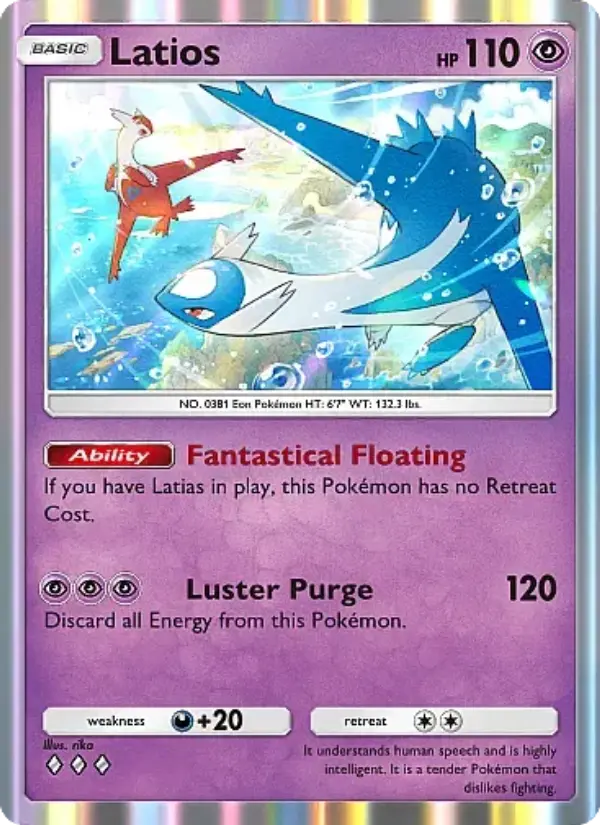 Latios — carte 037 de l’extension Source Secrète