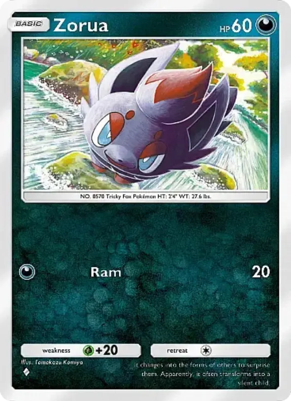 Zorua — carte 049 de l’extension Source Secrète