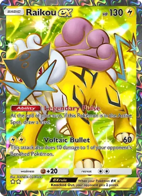 Raikou-ex — carte 081 de l’extension Source Secrète