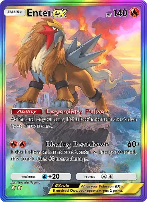 Entei-ex — carte 087 de l’extension Source Secrète