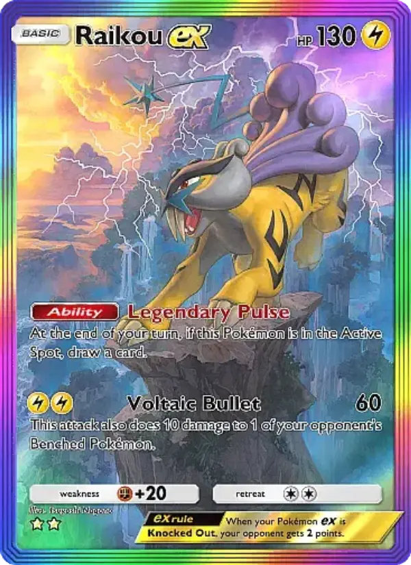 Raikou-ex — carte 088 de l’extension Source Secrète
