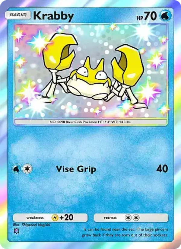 Krabby — carte 095 de l’extension Source Secrète
