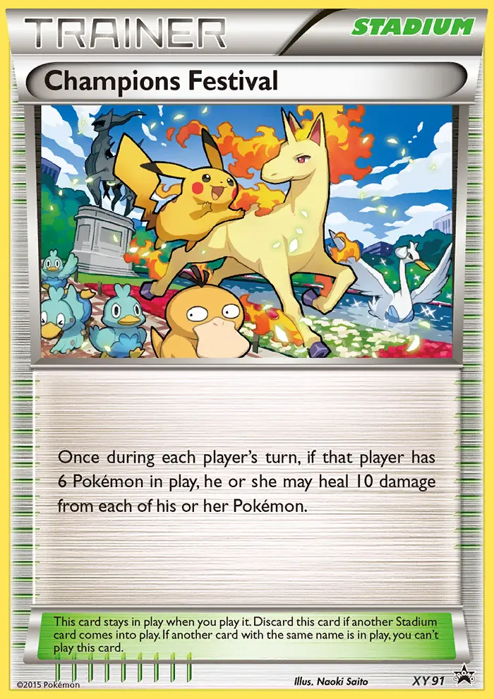 Festival des Champions — carte XY91 de l’extension Promo XY
