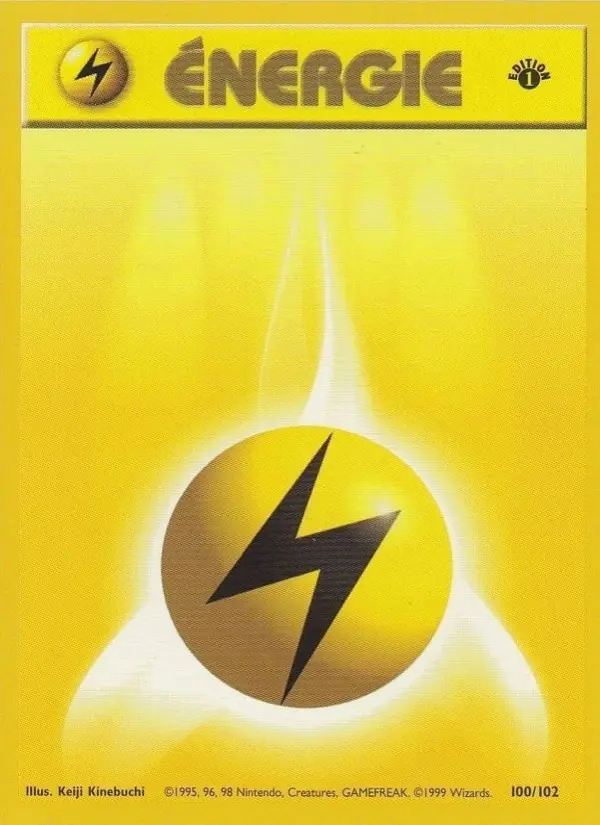 Énergie Électrique — carte 100 de l’extension Set de Base