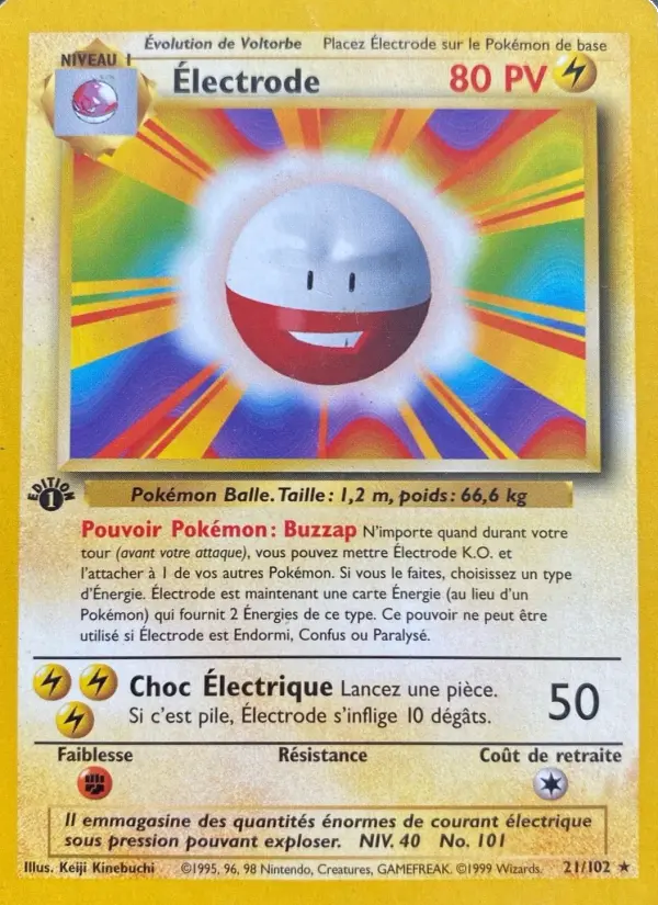 Électrode — carte 21 de l’extension Set de Base