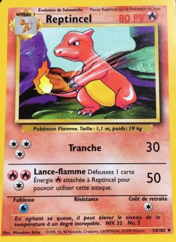 Reptincel — carte 24 de l’extension Set de Base
