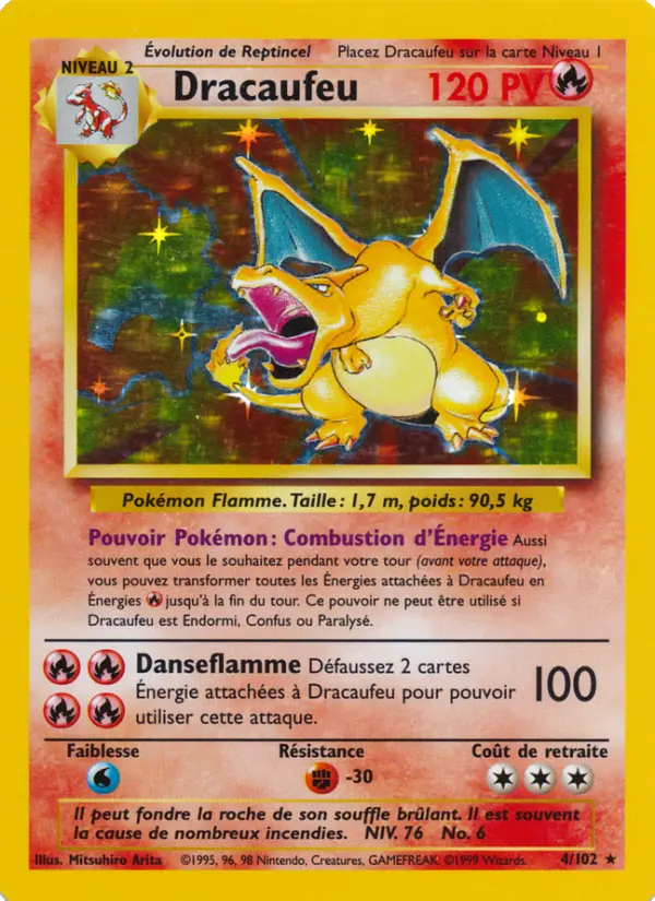 Dracaufeu — carte 4 de l’extension Set de Base