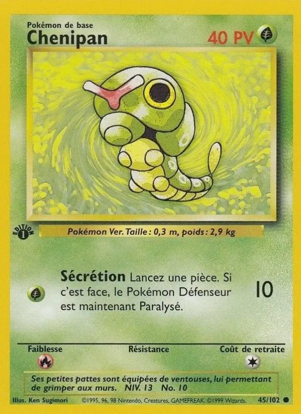 Chenipan — carte 45 de l’extension Set de Base