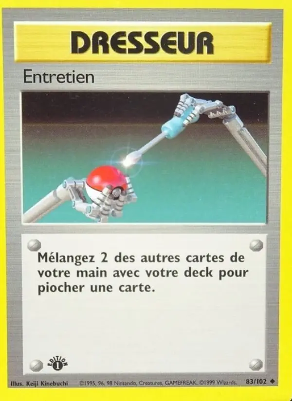 Entretien — carte 83 de l’extension Set de Base