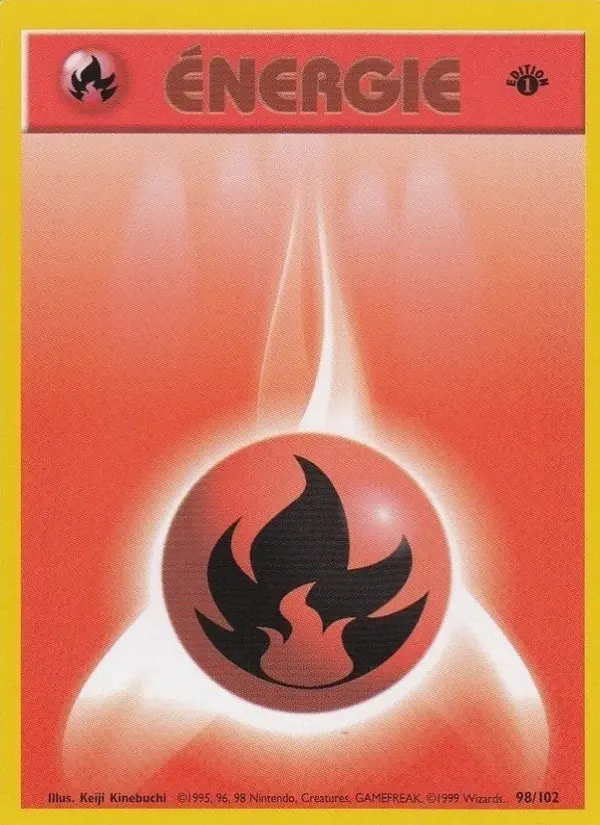 Énergie Feu — carte 98 de l’extension Set de Base