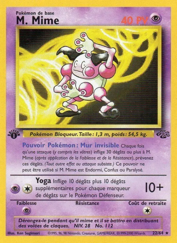 M. Mime — carte 22 de l’extension Jungle