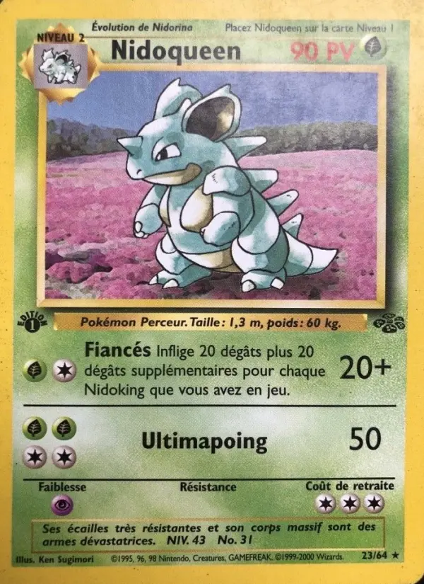 Nidoqueen — carte 23 de l’extension Jungle