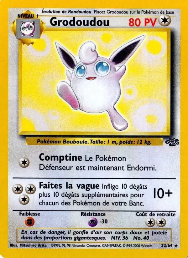 Grodoudou — carte 32 de l’extension Jungle