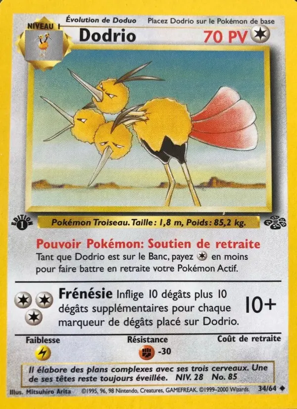Dodrio — carte 34 de l’extension Jungle