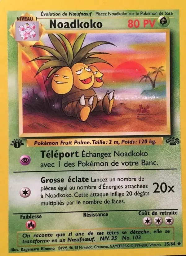 Noadkoko — carte 35 de l’extension Jungle