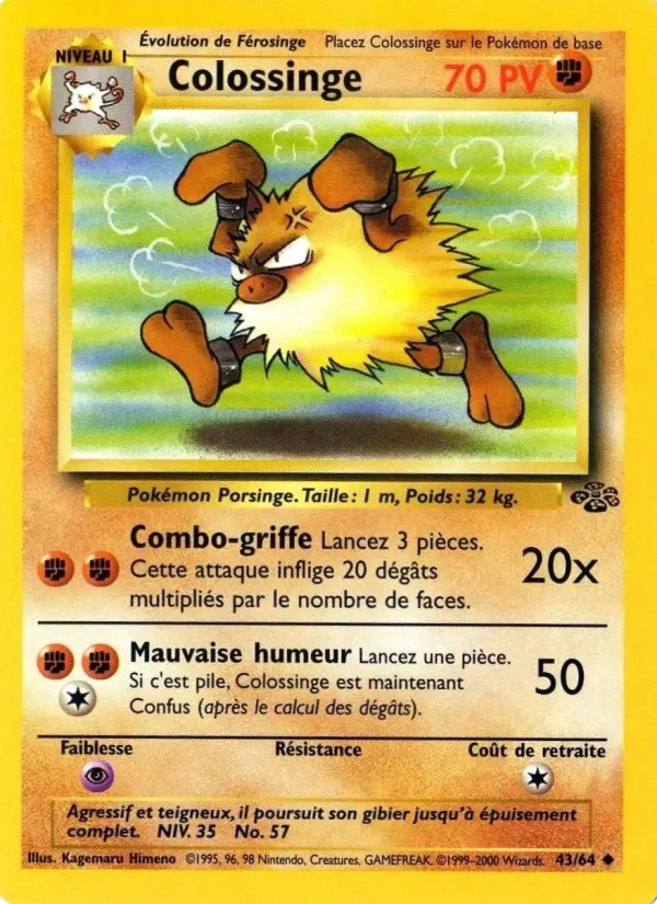 Colossinge — carte 43 de l’extension Jungle