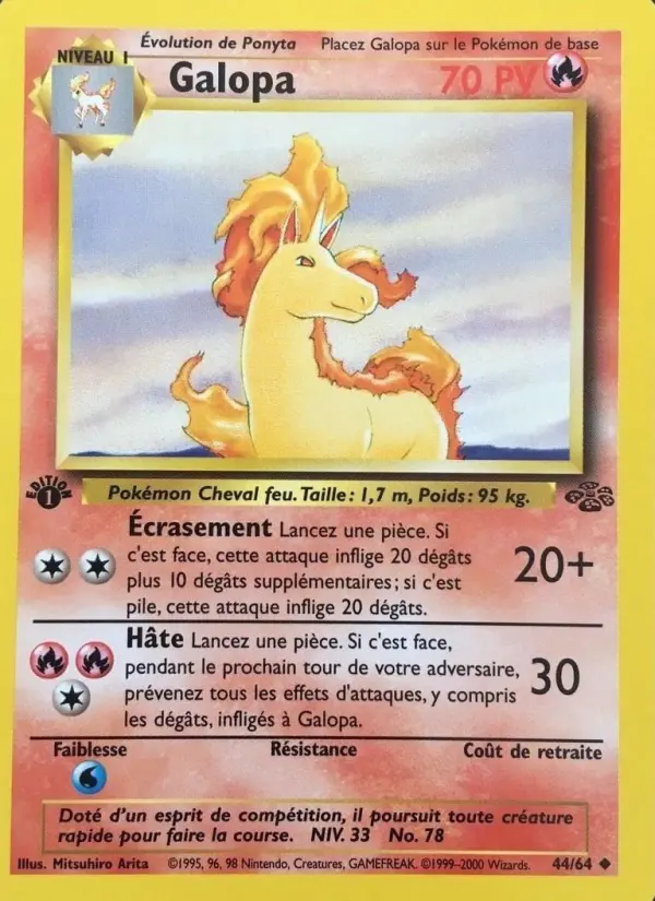 Galopa — carte 44 de l’extension Jungle
