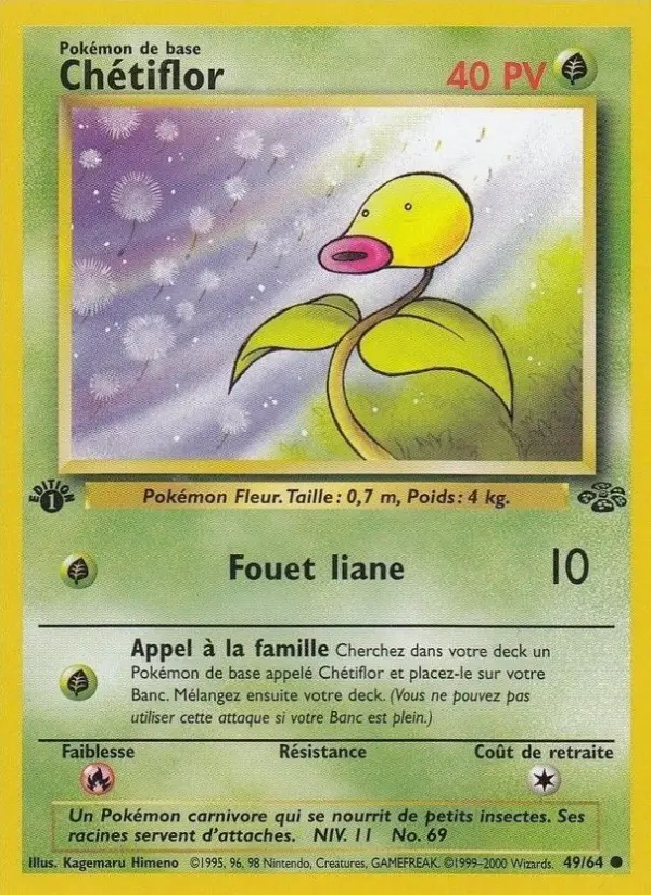 Chétiflor — carte 49 de l’extension Jungle