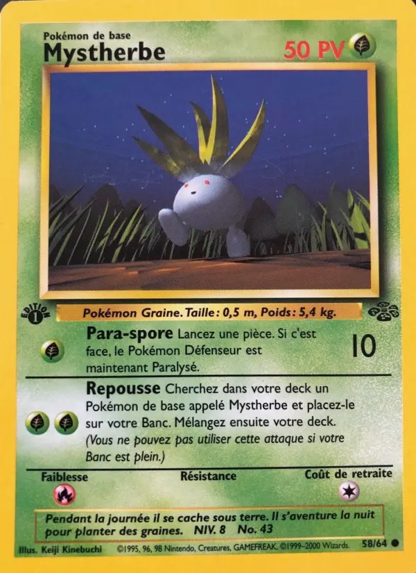 Mystherbe — carte 58 de l’extension Jungle